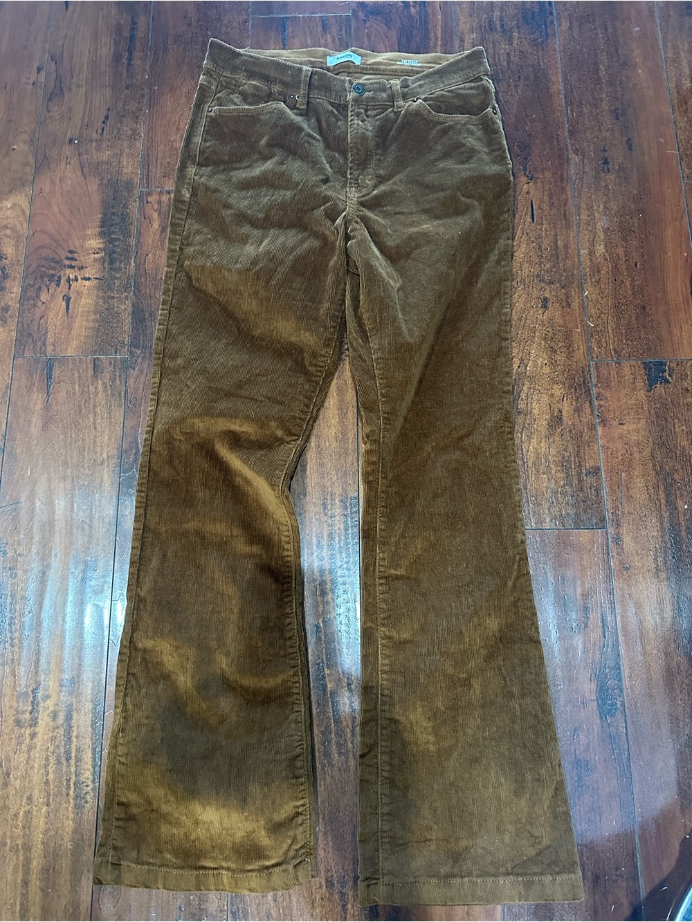 Kensie womens  brown Corduroy hi rise bootcut 8/29
